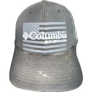 COLUMBIA PFG Luke Combs Hat‎ Snapback Black Mesh Trucker Cap Unisex Adjustable